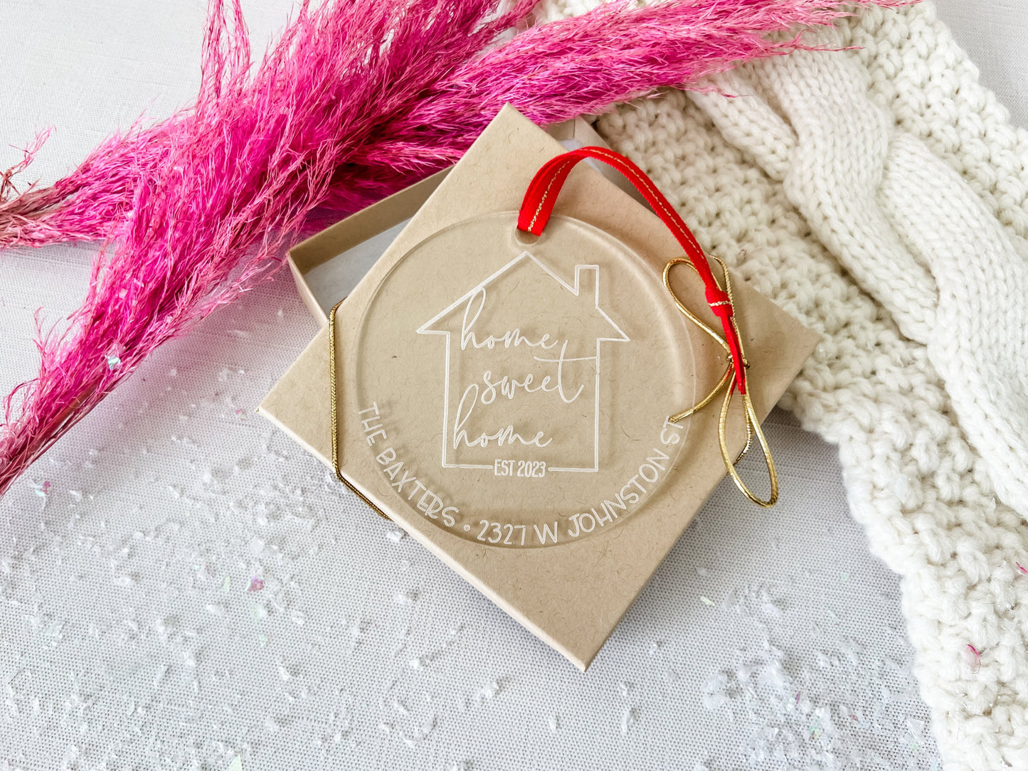 Home Sweet Home Christmas Ornament